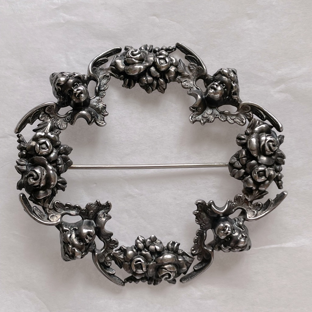 Vintage Sterling Silver 925 Brooch Or Scarf Pin